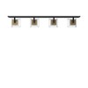 Artcraft Lighting Eastwood 4 - Light Sconce in  Black/Brass - 3 of 4
