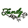 PAGED Eco-Friendly Preserved Moss Metal Wall Art, Wrought Iron Frame Wall Decor, Dynamic Letter Arrangement Framed Wall Art for Living Room - 2 of 4