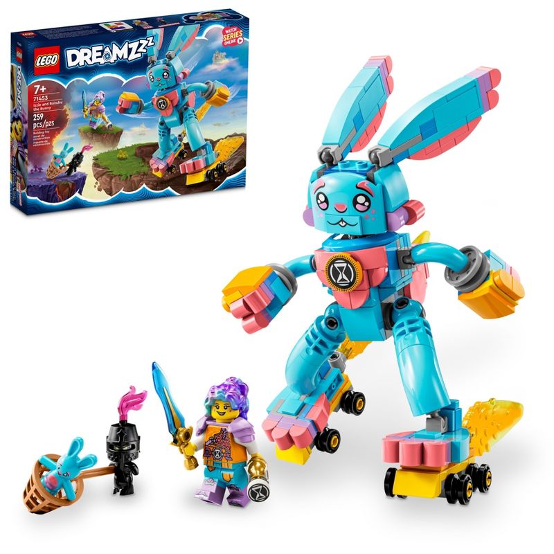 LEGO DREAMZzz Izzie and Bunchu the Bunny Building Toy Set 71453, 1 of 8