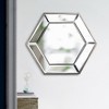 MAYEERTY 20" x 18" Hexagon Wall Mirror with Contemporary Glass Design, Home Decor Accent Mirror for Living Room, Entryway, Bedroom - 3 of 4