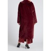 ELOQUII Women's Plus Size Faux Fur Long Coat - image 3 of 4