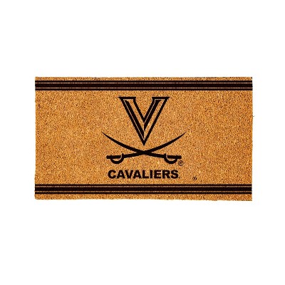 Evergreen University of Virginia Logo Natural Coir 28 x 16 Inches Indoor Outdoor Doormat
