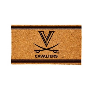 Evergreen University of Virginia Logo Natural Coir 28 x 16 Inches Indoor Outdoor Doormat - 1 of 4