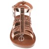 bebe Toddler Girls' Sandals - Open Toe Flat Sandals Comfy Summer Flats for Toddler and Little Kids - 4 of 4