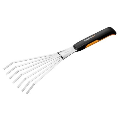 Fiskars Xact Hand Rake Black