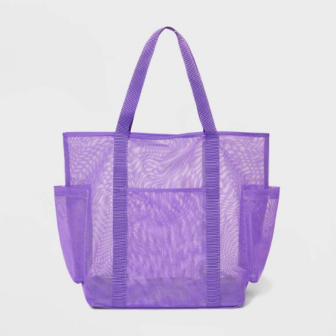 Mesh Tote Handbag - Shade & Shore™ Purple : Target
