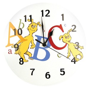 Dr. Seuss ABC Wall Clock White - Trend Lab