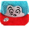 HalloweenCostumes.com One Size Fits Most   Dr. Seuss Thing 2 Costume Fuzzy Snapback Hat, White/Blue/Red - 3 of 4