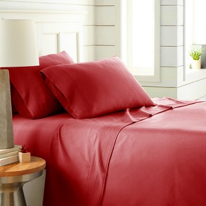 Southshore Fine Living Extra-Deep Pocket easy care ultra-soft Microfiber Pleated Sheet Sets - 1 of 4