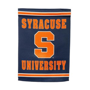 Evergreen Garden Flag Embossed Suede, Syracuse Double Sided Indoor Outdoor Decor 18" x 12.5" - 1 of 1