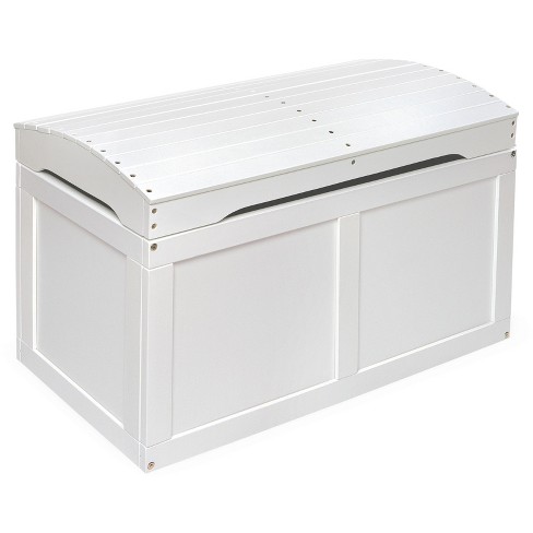 Badger Basket Hardwood Barrel Top Toy Chest White Target