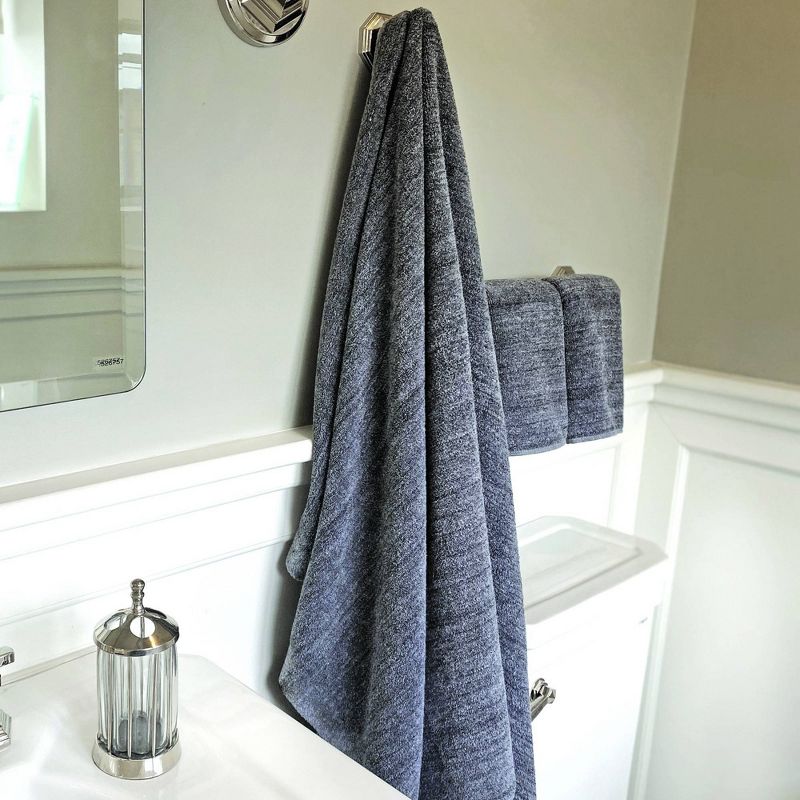 3pc Melange Viscose from Bamboo Cotton Bath Towels - BedVoyage, 5 of 9