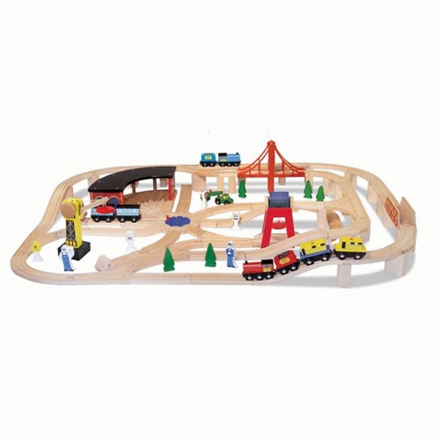 Target wooden train online