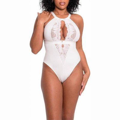 Women's Indulgence Stretch Lace Body Suit - Curvy Kate