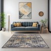 LIVN CO. Geometric Traditional Vienna Tiled Border Area Rug - 2 of 4