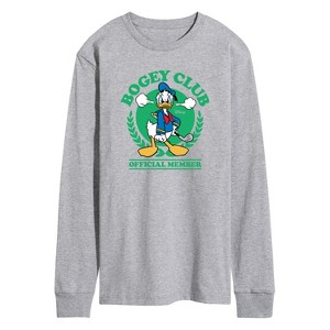 Men's - Disney - Donald Duck Bogey Club Long Sleeve Graphic T-Shirt - 1 of 4