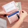 Generic Passport Holder for Travel , PU Leather Waterproof RFID Passport Holder Wallet - 2 of 4