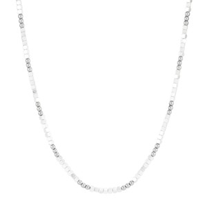 Silpada 'All Genuine' Sterling Silver Hematite Beaded Necklace, 17" + 2" - 1 of 4