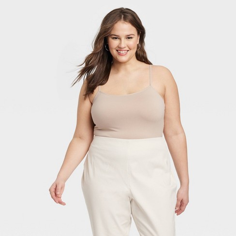 Women's Easy Seamless Cami - A New Day™ Beige Xxl : Target