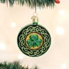 Old World Christmas 3.0 Inch Celtic Brooch Ornament Irish Knots Shamrock Tree Ornaments - 3 of 3