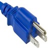 SANOXY 2 PACK of 1ft 18 AWG Universal Power Cord IEC320 C13 to NEMA 5-15P, Blue - 2 of 3