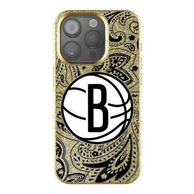 Keyscaper NBA Eastern Conference Teams Paisley Gold Bling Cell Phone Case for Apple iPhone