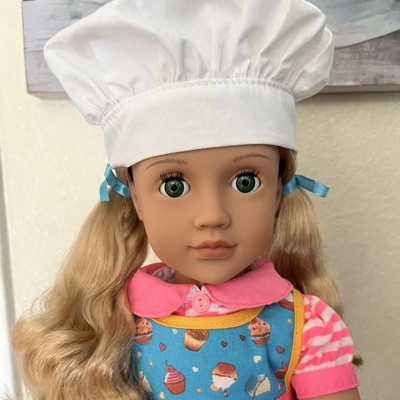 Our Generation Doll by Battat- Jenny 18 Deluxe Posable Baking Fashion  Doll- for Girls Aged 3 Years & Up