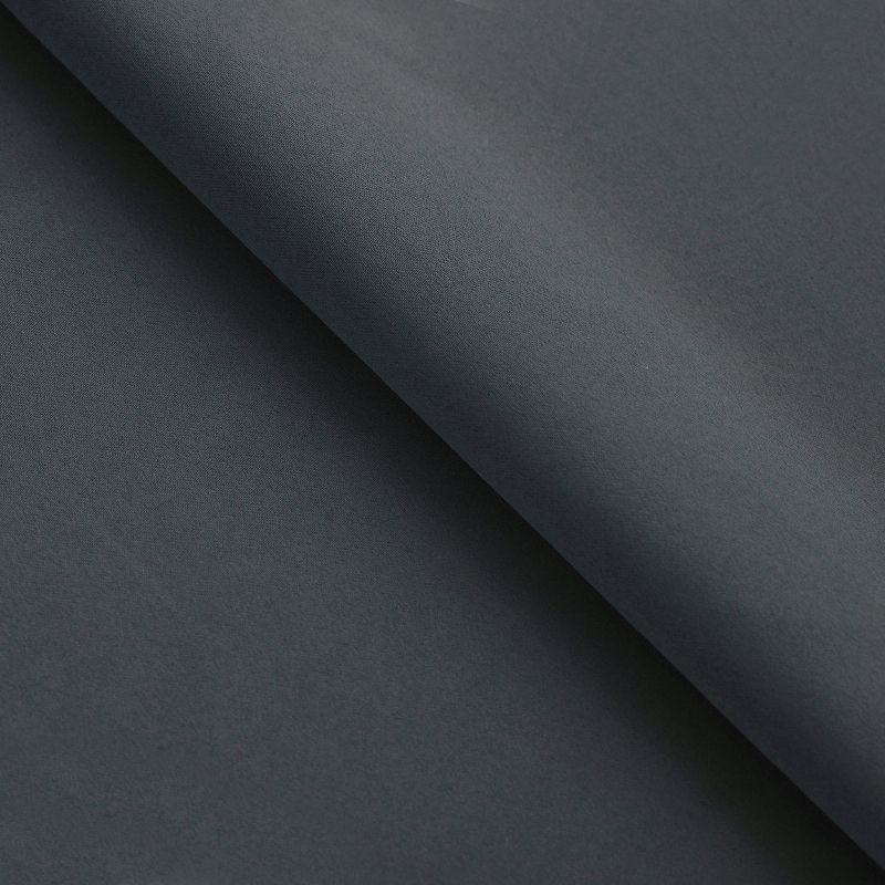 Classic Modern Solid Room Darkening Semi-Blackout Curtains, Set of 2 by Blue Nile Mills, 3 of 7