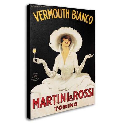 Trademark Fine Art - 'Vermouth Bianco Martini Rossi' Canvas Art