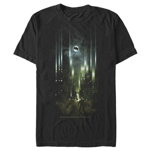 Men's Batman Gotham City Signal T-Shirt - Black - Medium