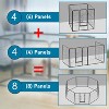 FDW Dog Playpen Pet Dog Fence 2-32 Panels  24/32/40"H Metal Dog Pen Outdoor Exercise Pen with Doors for Large/Medium /Small Dogs for RV,Camping,Yard - 3 of 4