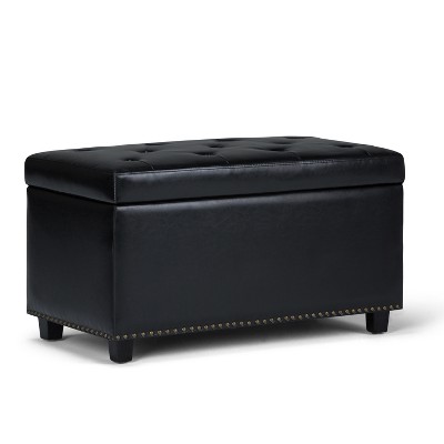 target faux leather ottoman