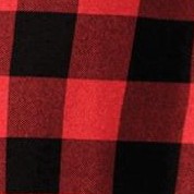 vivid red buffalo plaid