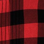 vivid red buffalo plaid