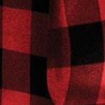 vivid red buffalo plaid