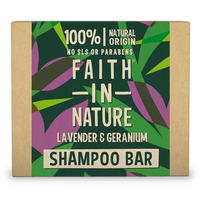Faith in Nature Bar Lavender and Geranium Shampoo - 3oz