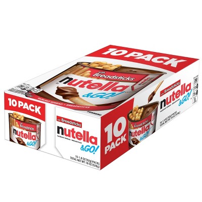 Nutella and Go! Hazelnut Spread with Breadsticks - 18oz/10ct