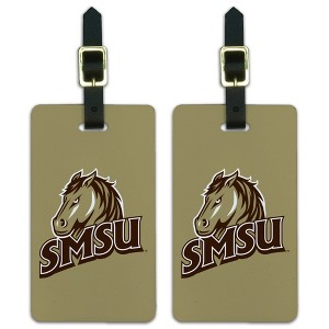 Southwest Minnesota State University Secondary Logo Luggage ID Tags Suitcase CarryOn Cards  Set of 2 - 1 of 4