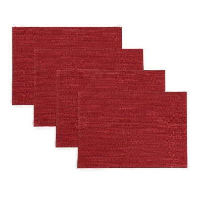 4pk Harper Placemats Red - Town & Country Living
