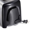 Proctor Silex 2 Slice Metal Toaster 22304V: Black, 750W, Compact Bread Toaster, Easy Clean, 3-Year Warranty - 4 of 4