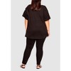 Avenue Women's Plus Size Crochet Cut Out Top - image 4 of 4