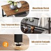 Industrial 4-Tier Console Table with Glass Shelves, Narrow Sofa Table 39.4" for Entryway, Living Room, Bedroom, Metal Frame Hallway Accent Table - 4 of 4