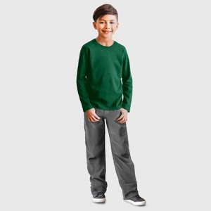 City Threads Boys Long Sleeve Soft Cotton Jersey T-Shirt - Made in USA, Comfortable Kids/Toddlers Tee Top - 1 of 4