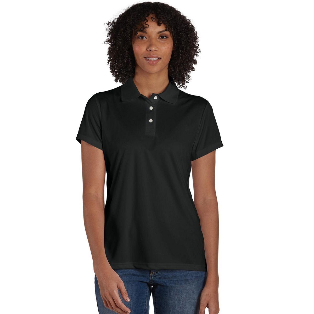 Hanes Sport Cool DRI Women's Performance Polo Shirt, 3-Pack - thumbnail 2
