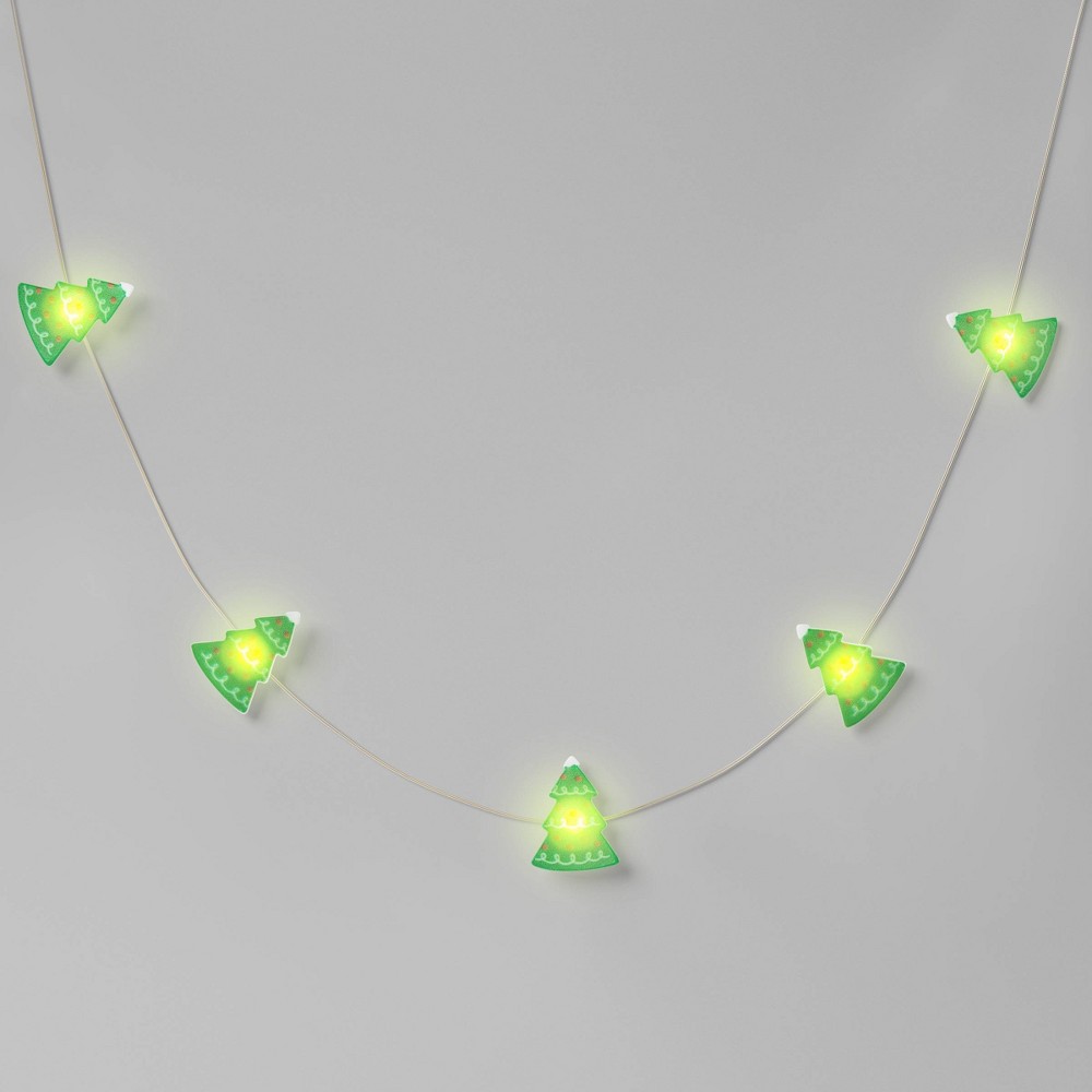 20-Count LED Battery Operated Christmas Tree Dew Drop Lights (Warm White with Silver Wire) - Wondershop™