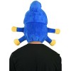 HalloweenCostumes.com One Size Fits Most   Plush Caterpillar Hood, Blue/Blue/Yellow - 3 of 3