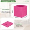 Unique Bargains Fabric Storage Bins 3 Pcs - 2 of 4
