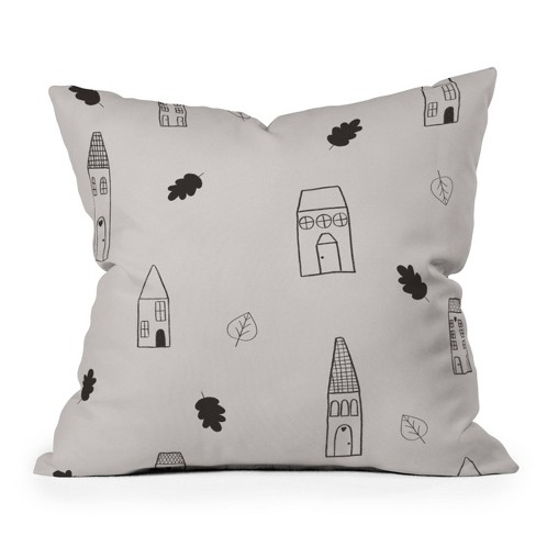  Deny Designs Menina Lisboa Little Scandinavian Houses Indoor Throw Pillow - image 1 of 3