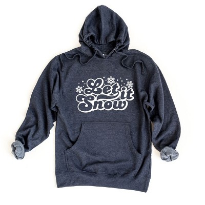 Simply Sage Market Women's Graphic Hoodie Retro Let It Snow