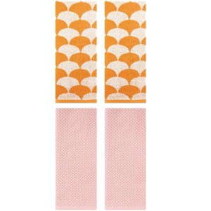 REGALWOVEN 4 Pcs Cotton Bathroom Decorative Hand Towels - 1 of 4